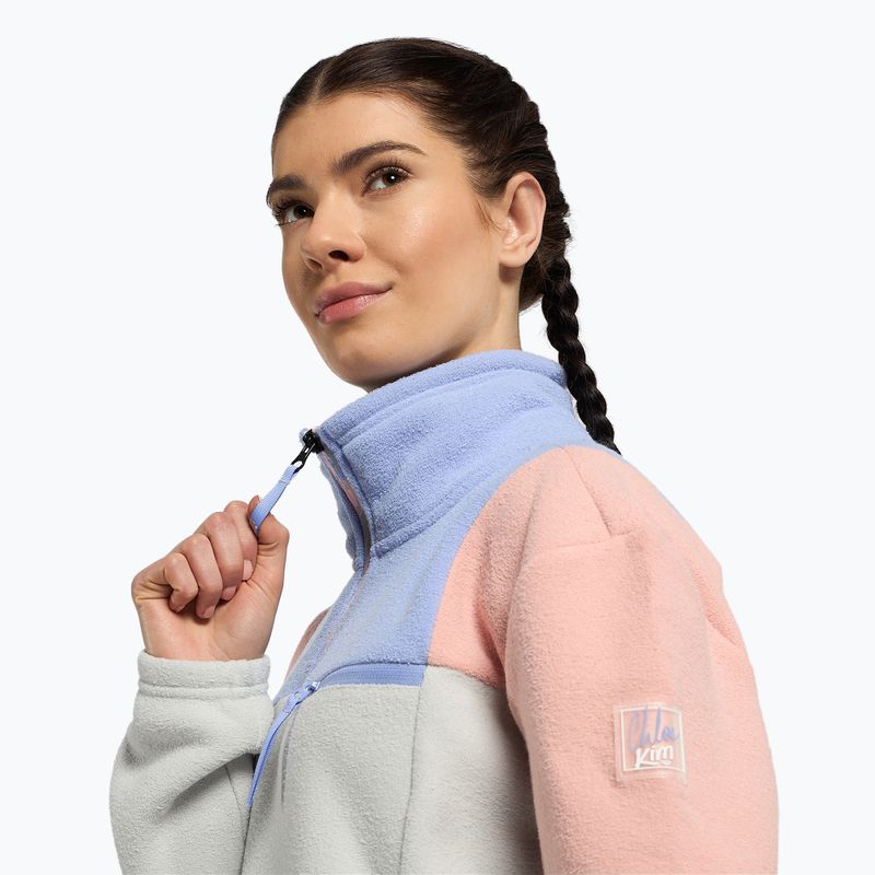 Felpa donna ROXY Chloe Kim Layer grigio erica 5