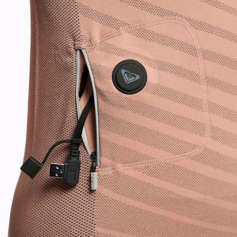 Maglia termica da donna ROXY Base Layer Top Warmlink gray violet 7