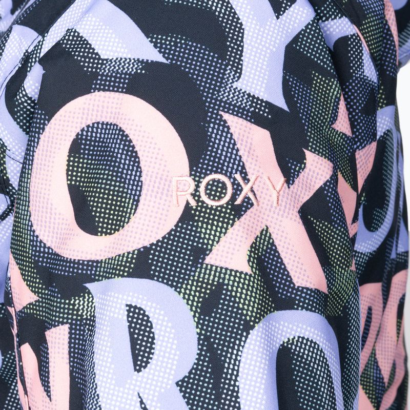 Giacca da snowboard per bambini ROXY Jet Ski con scritte in nero 5