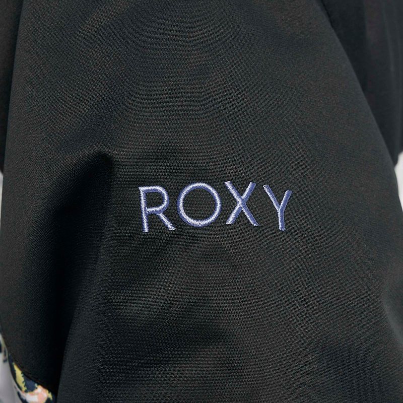 Giacca da snowboard donna ROXY Jetty Block true black flowers 7
