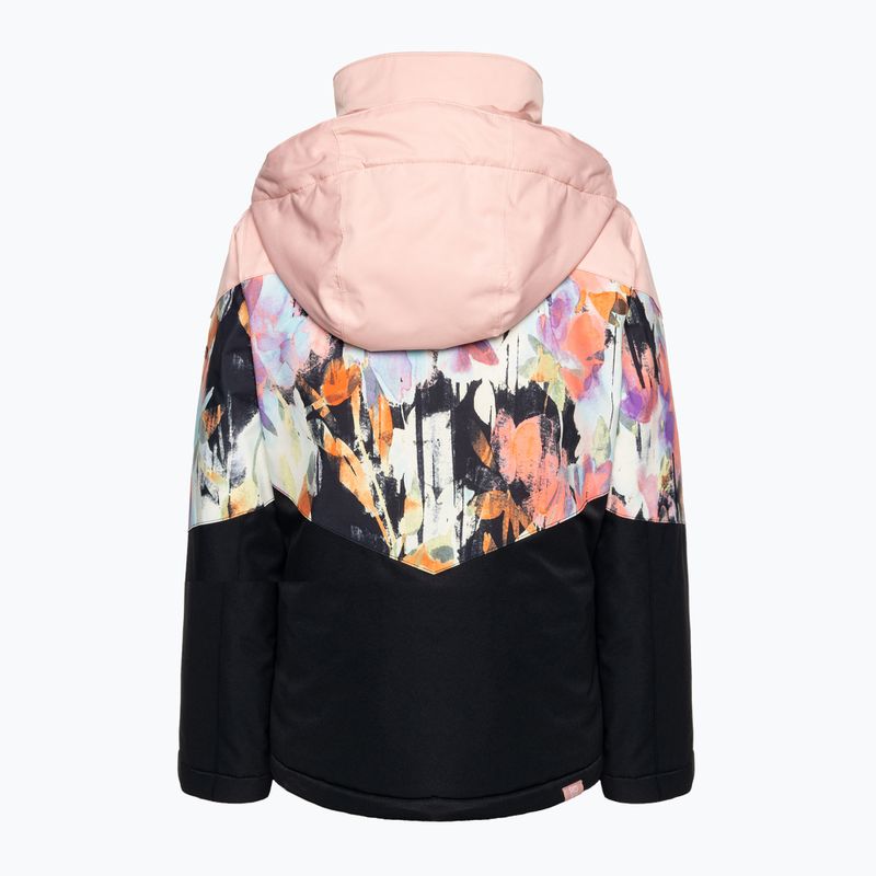 Giacca da snowboard per bambini ROXY Whist true black tenderness 2