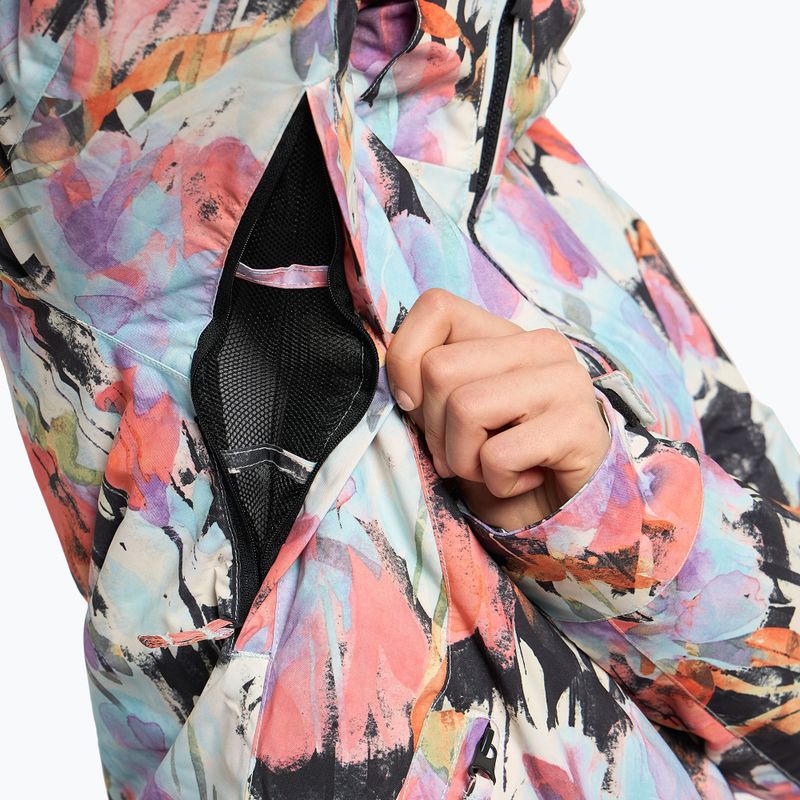 Giacca da snowboard da donna ROXY Jet Ski nero vero tenerezza 10