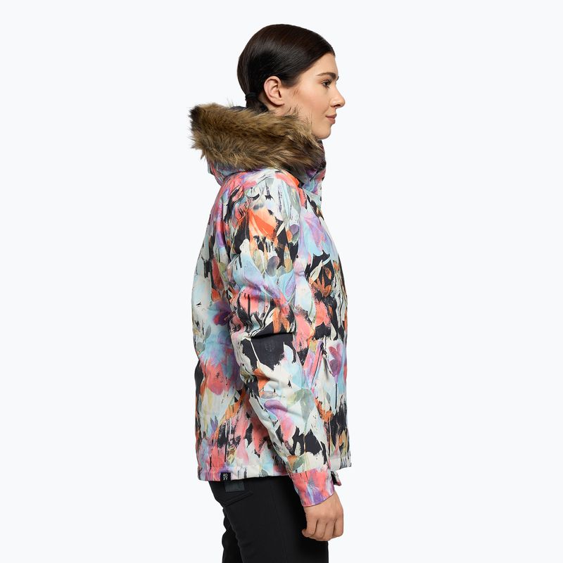 Giacca da snowboard da donna ROXY Jet Ski nero vero tenerezza 3