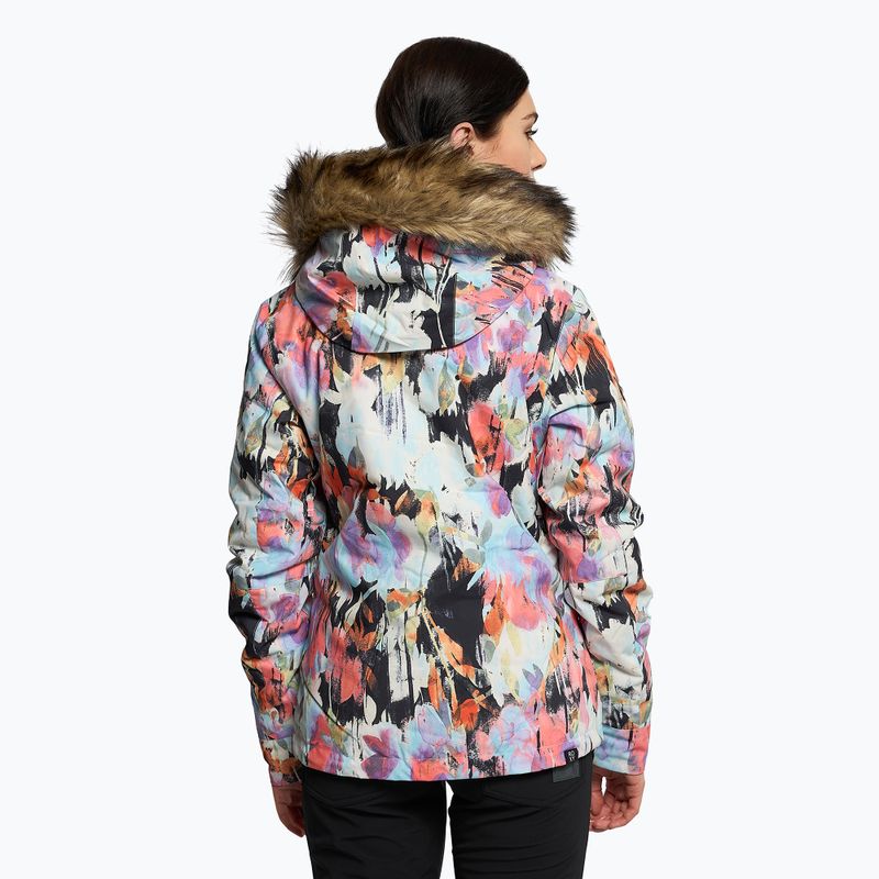 Giacca da snowboard da donna ROXY Jet Ski nero vero tenerezza 4