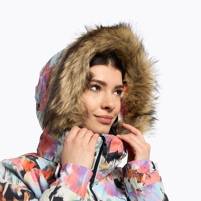Giacca da snowboard da donna ROXY Jet Ski nero vero tenerezza 5