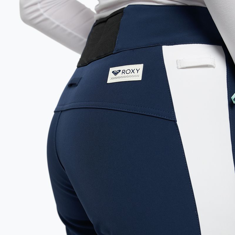 Pantaloni da snowboard donna ROXY Peak Chic blu medievale 6