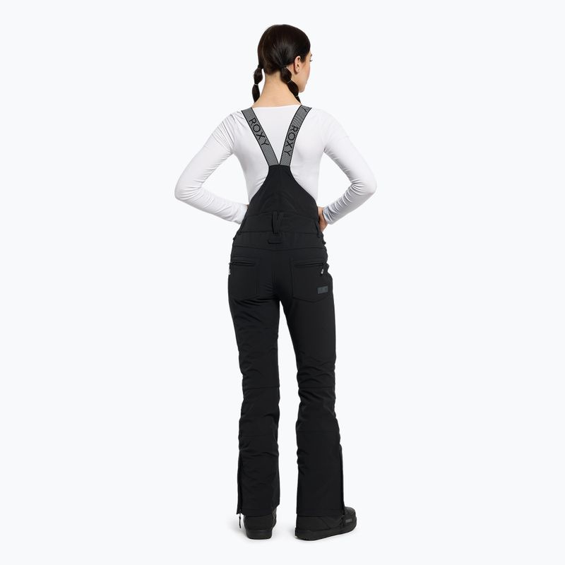 Pantaloni da snowboard da donna ROXY Summit Bib nero vero 4