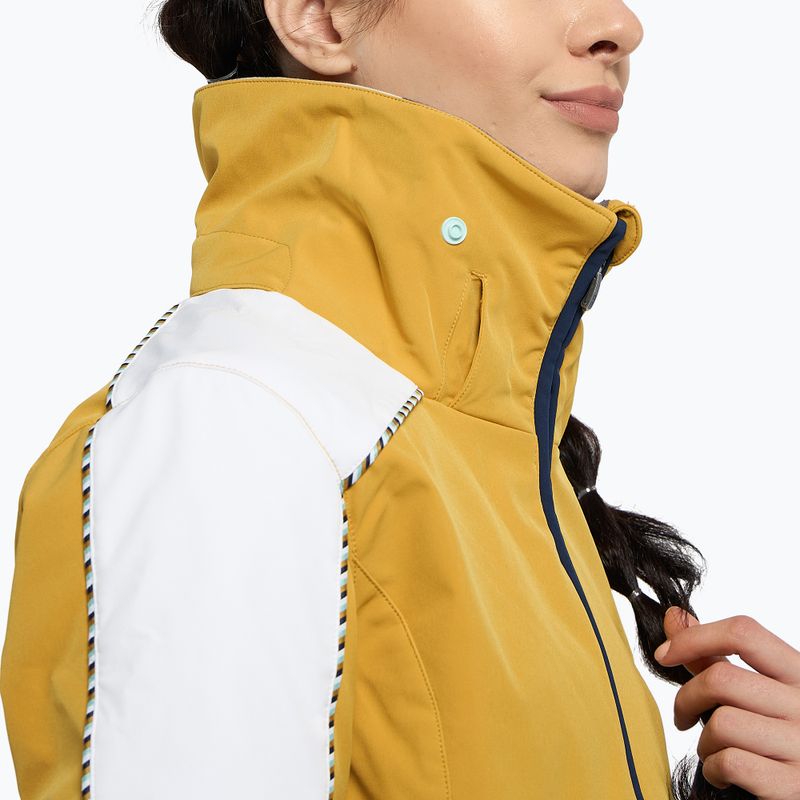 Giacca da snowboard donna ROXY Peak Chic Softshell miele 7