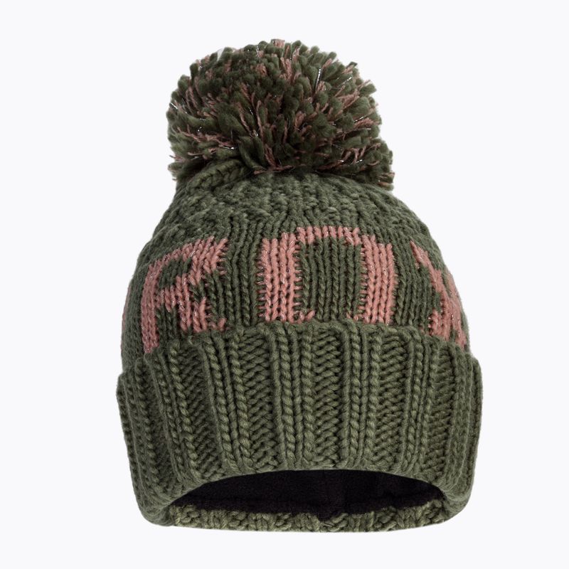 Berretto invernale per bambini ROXY Tonic verde lichene profondo 2