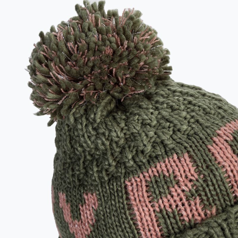 Berretto invernale per bambini ROXY Tonic verde lichene profondo 4