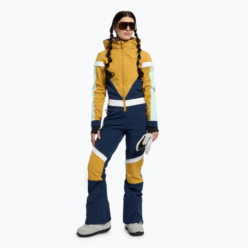 Tuta da snowboard donna ROXY Peak Chic miele 2