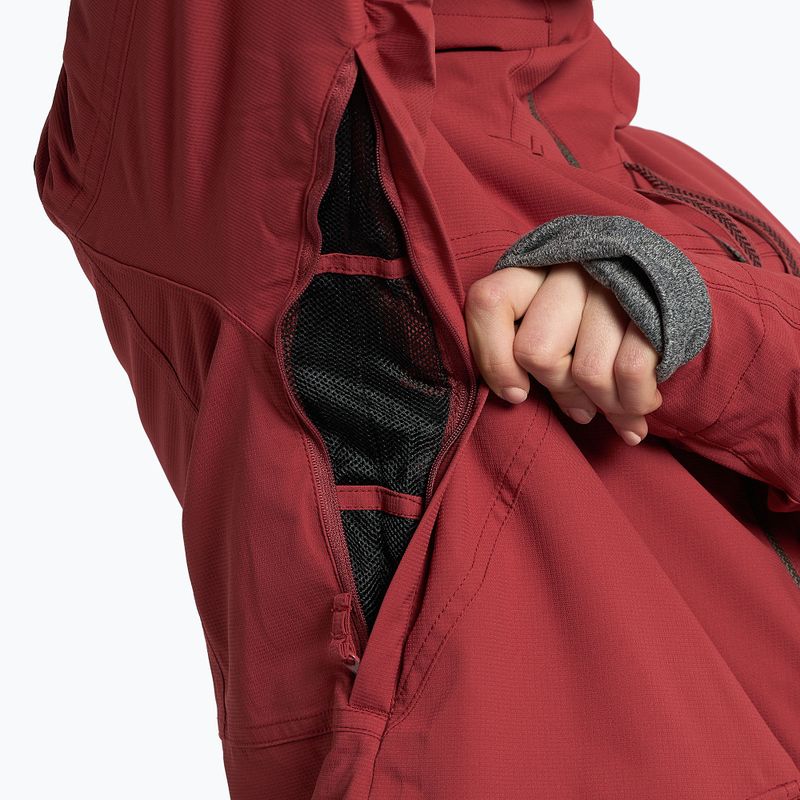 Giacca da snowboard donna ROXY Stated Warmlink rosso mattone 7