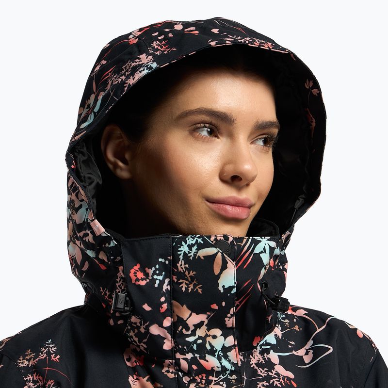 Giacca da snowboard donna ROXY Jetty true black tropical cyanotype 5