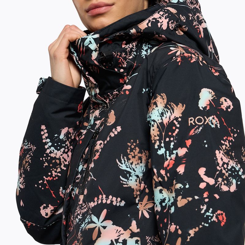 Giacca da snowboard donna ROXY Jetty true black tropical cyanotype 6