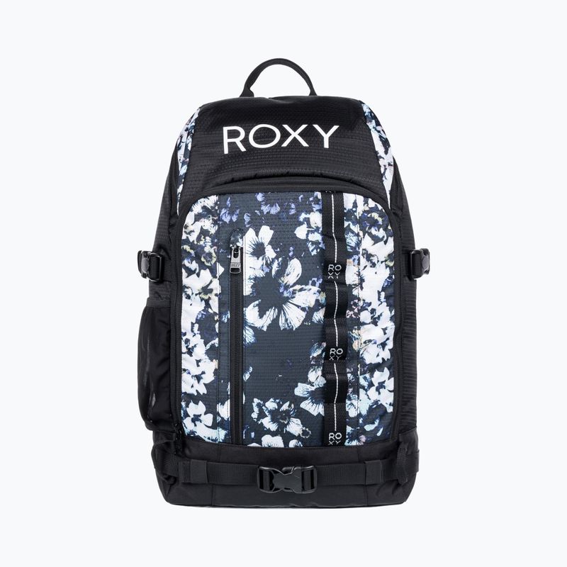 ROXY Tribute 23 l zaino da snowboard true black black flowers 8