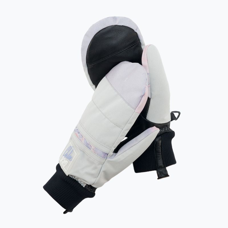 Guanti da snowboard da donna ROXY Chloe Kim grigio marmo viola