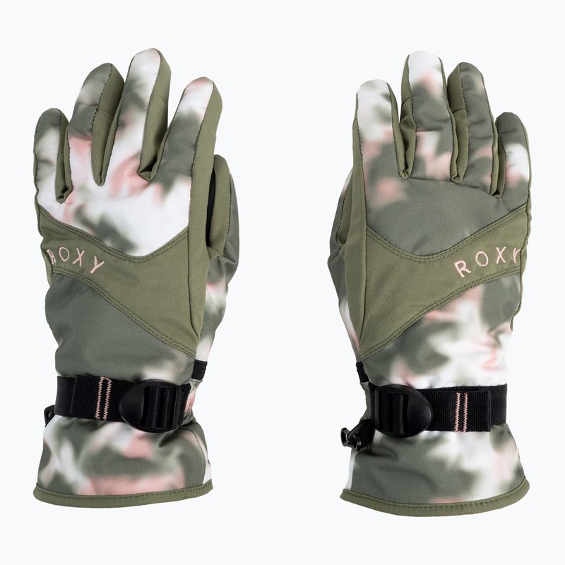 Guanti da snowboard da donna ROXY Jetty verde lichene profondo nimal 2