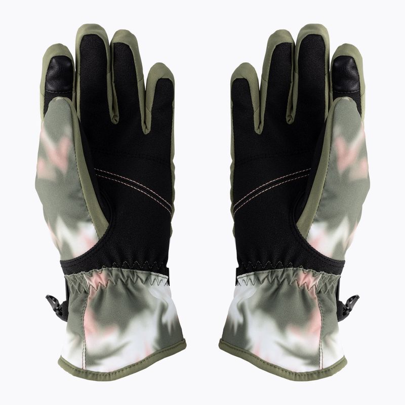 Guanti da snowboard da donna ROXY Jetty verde lichene profondo nimal 3
