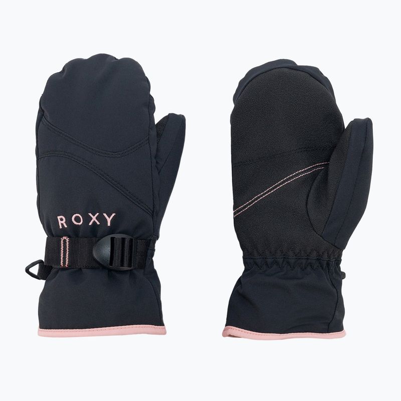 Guanti da snowboard per bambini ROXY Jetty Solid nero vero
