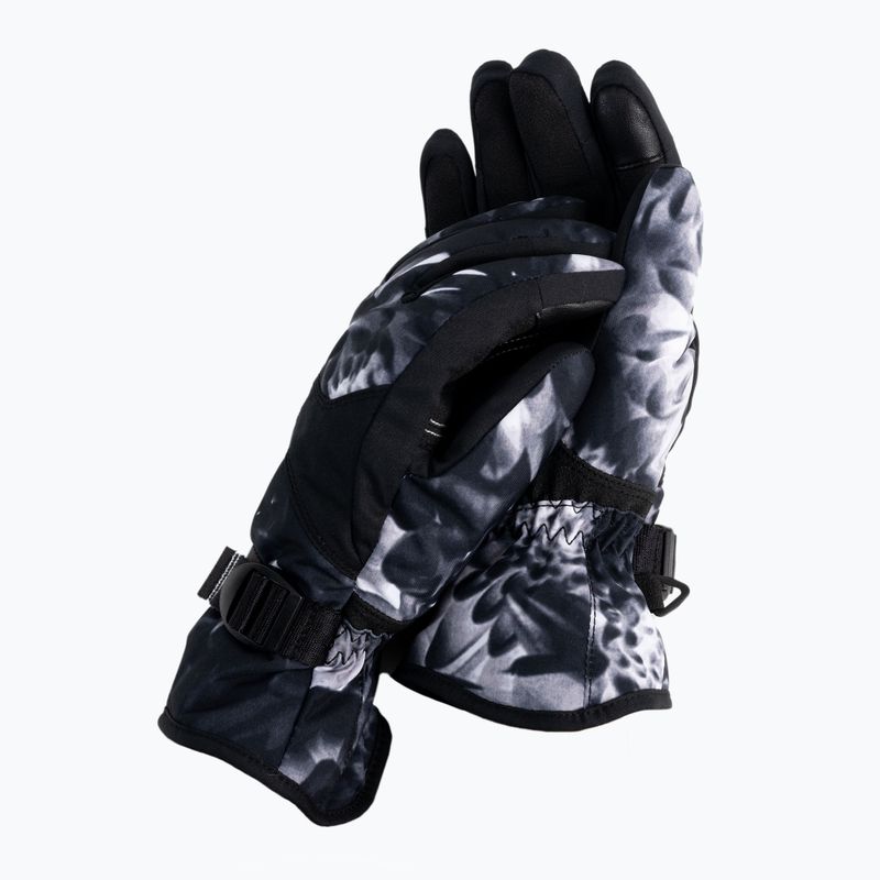 Guanti da snowboard da donna ROXY Jetty true black future flower