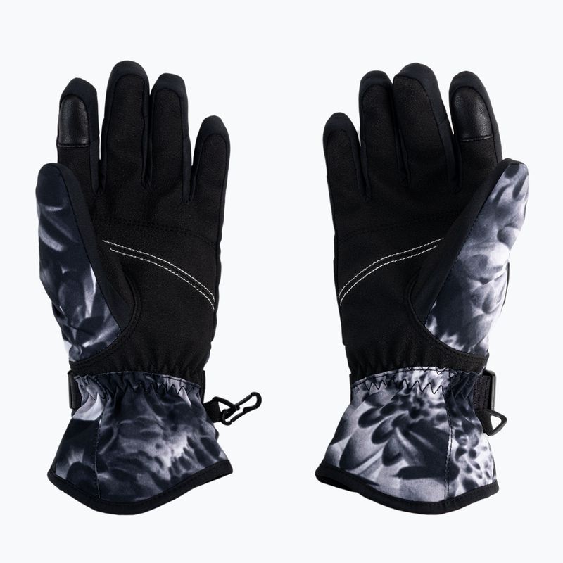 Guanti da snowboard da donna ROXY Jetty true black future flower 2