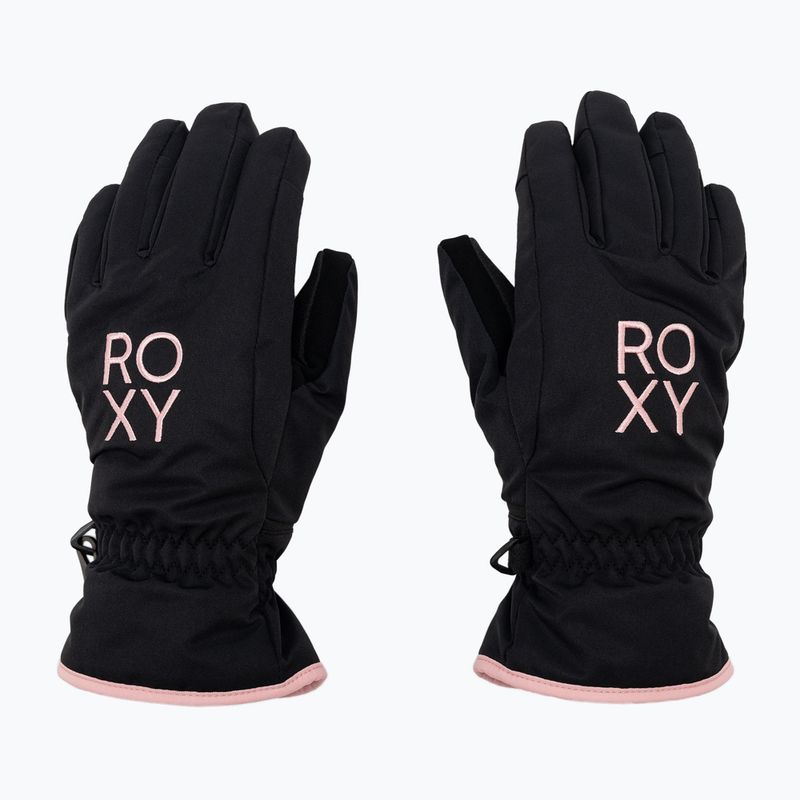 Guanti da snowboard per bambini ROXY Freshfields nero vero 3