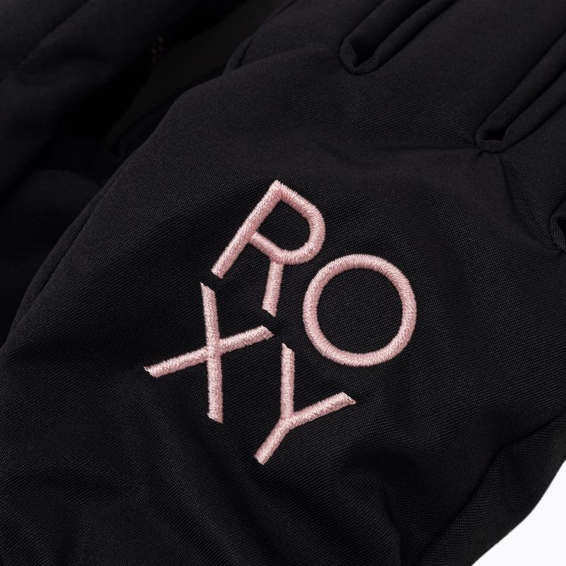 Guanti da snowboard per bambini ROXY Freshfields nero vero 4
