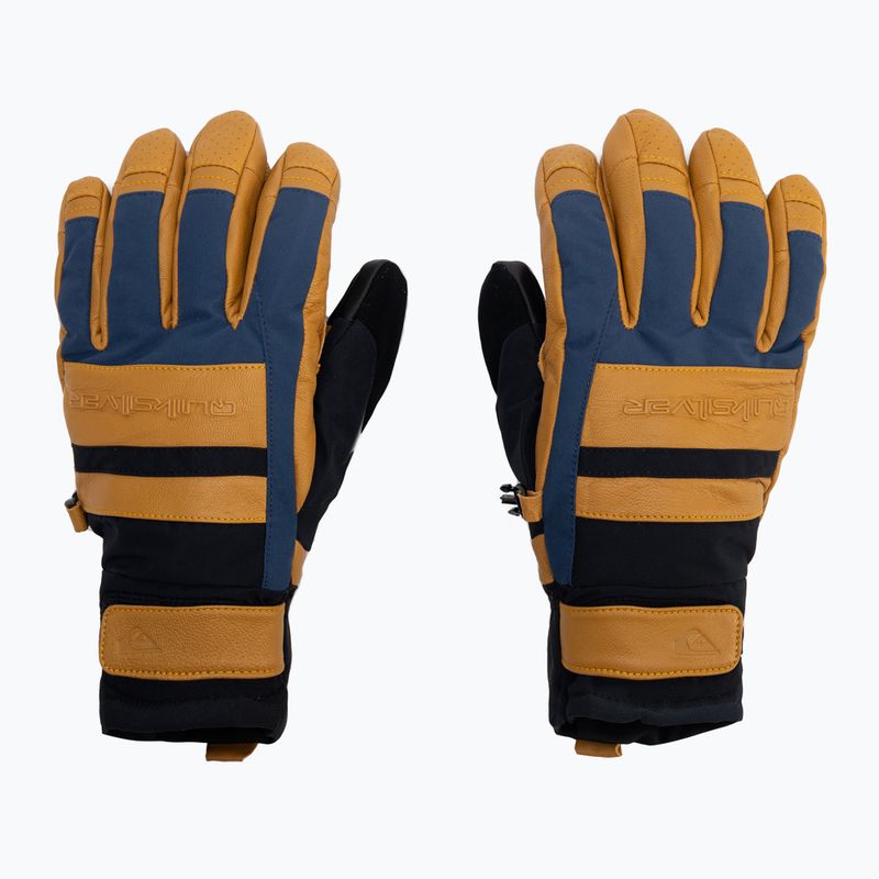 Guanti da snowboard Quiksilver Squad buckthorn marrone 3