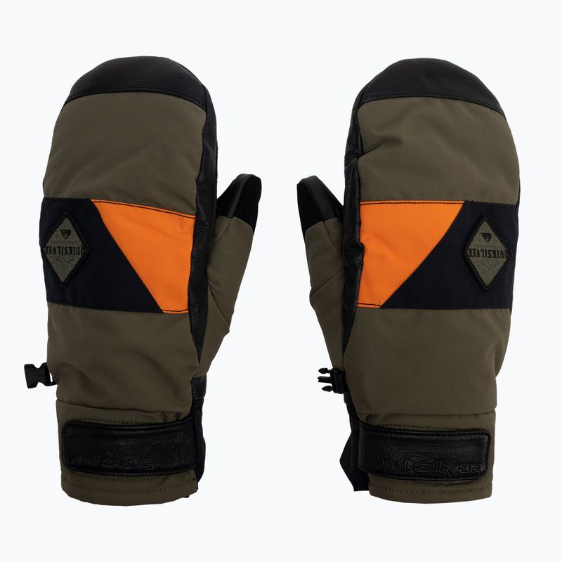 Quiksilver Squad Mitt guanto da snowboard in foglia d'uva 2