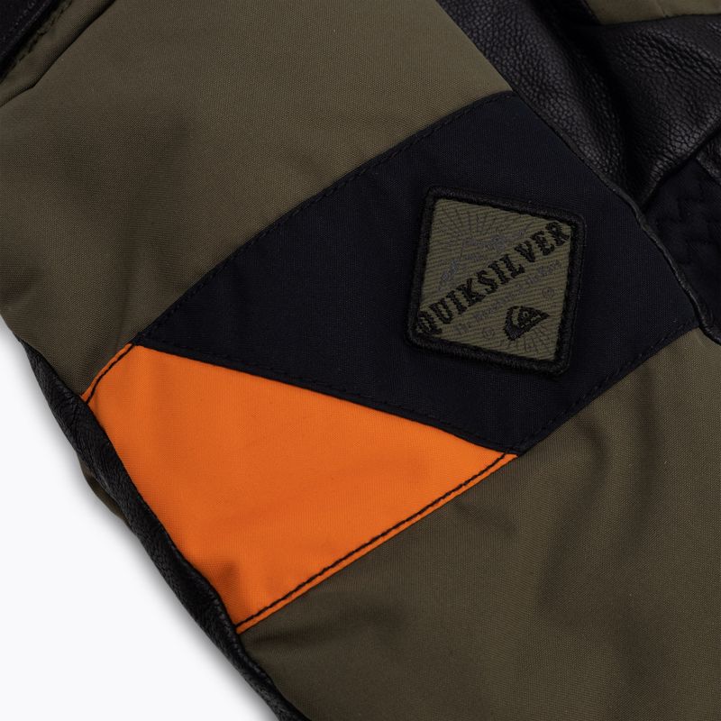 Quiksilver Squad Mitt guanto da snowboard in foglia d'uva 4