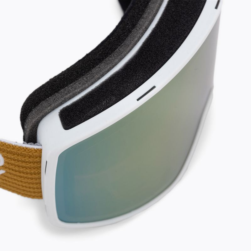 Occhiali da snowboard da donna ROXY Storm Peak Chic bianco brillante 5