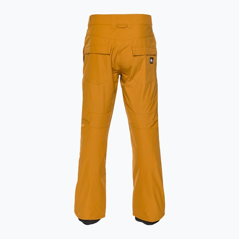Pantaloni da snowboard Quiksilver Estate buckthorn marrone uomo 2