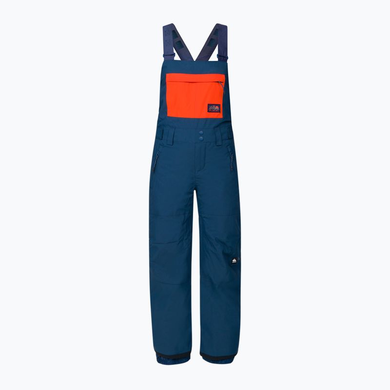 Pantaloni da snowboard Quiksilver da bambino Mash Up Bib con mostrine blu