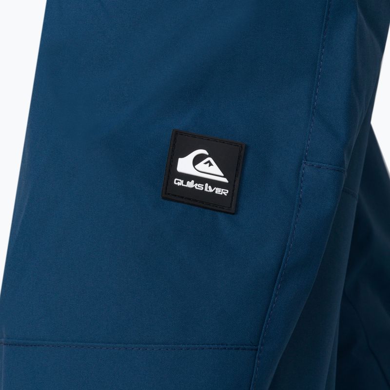 Pantaloni da snowboard Quiksilver da bambino Mash Up Bib con mostrine blu 4