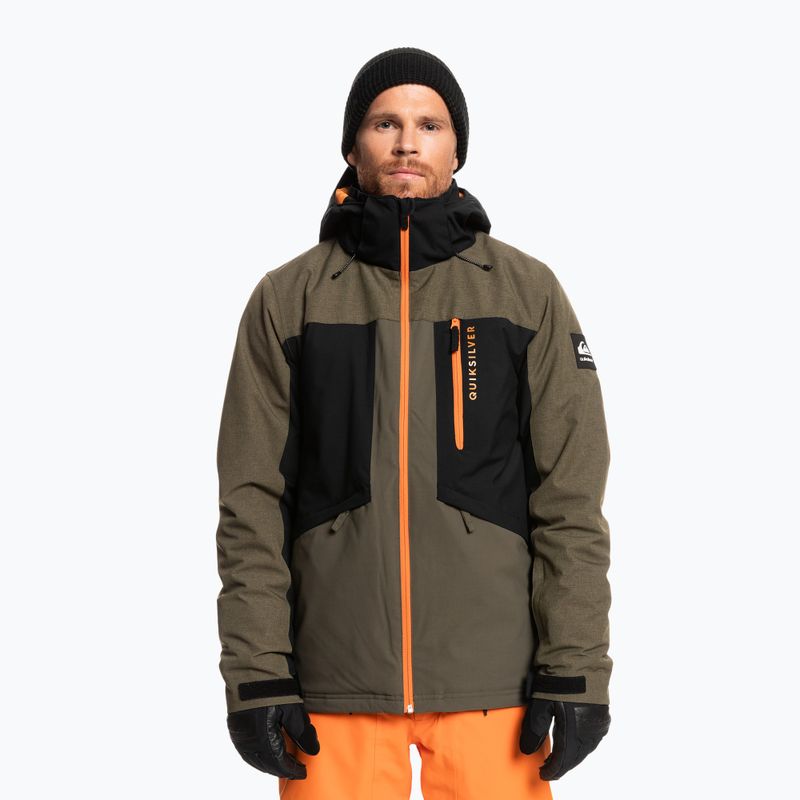 Giacca da snowboard Quiksilver Dawson grape leaf da uomo