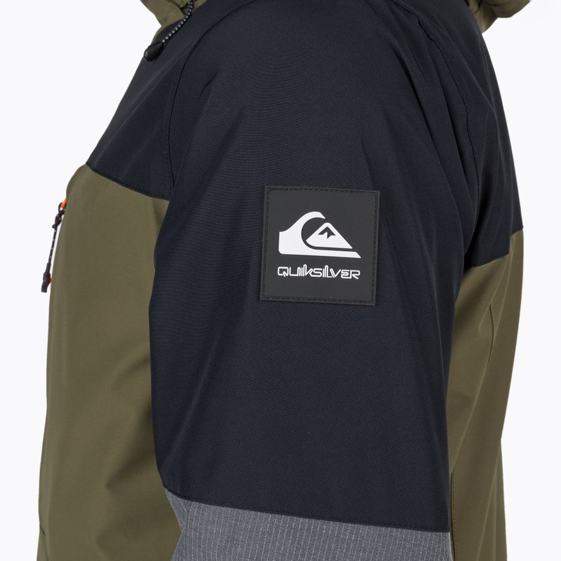 Giacca da snowboard Quiksilver Mission Plus grape leaf da uomo 4