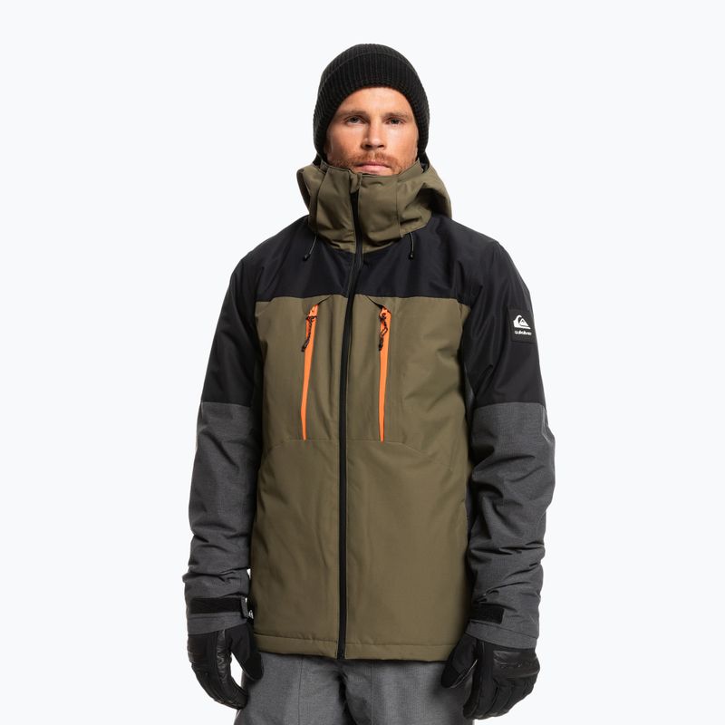 Giacca da snowboard Quiksilver Mission Plus grape leaf da uomo 6