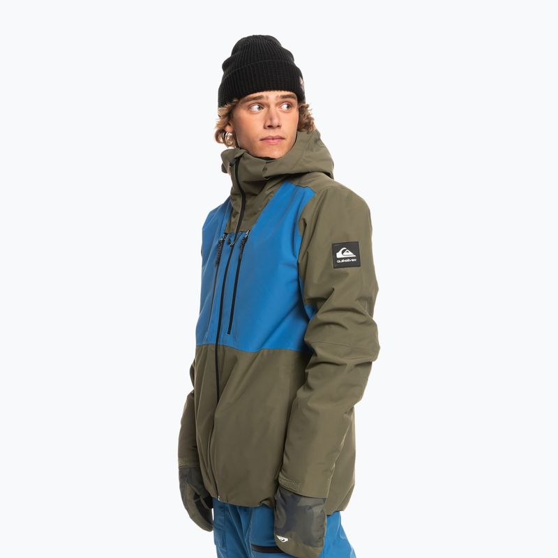 Giacca da snowboard Quiksilver Muldrow grape leaf da uomo 4