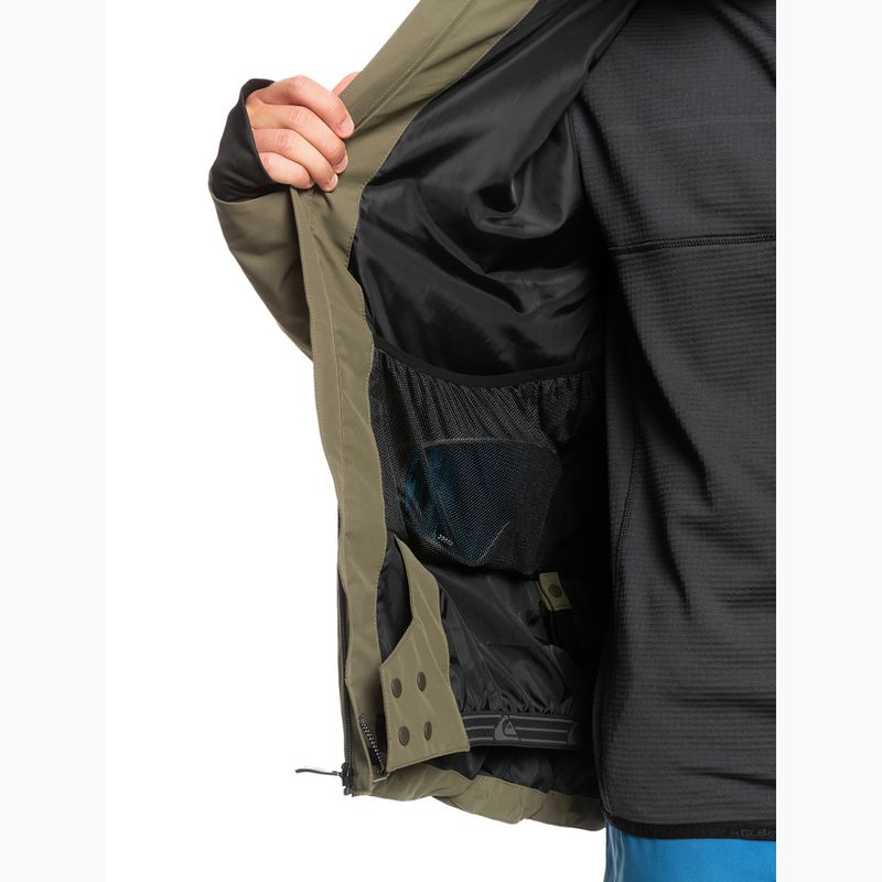 Giacca da snowboard Quiksilver Muldrow grape leaf da uomo 6