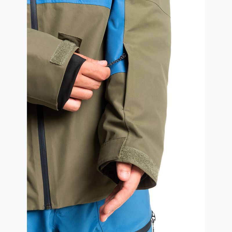 Giacca da snowboard Quiksilver Muldrow grape leaf da uomo 8