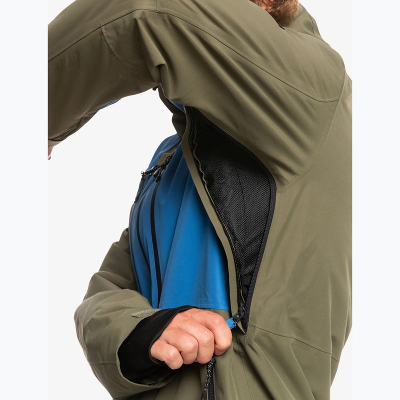 Giacca da snowboard Quiksilver Muldrow grape leaf da uomo 10