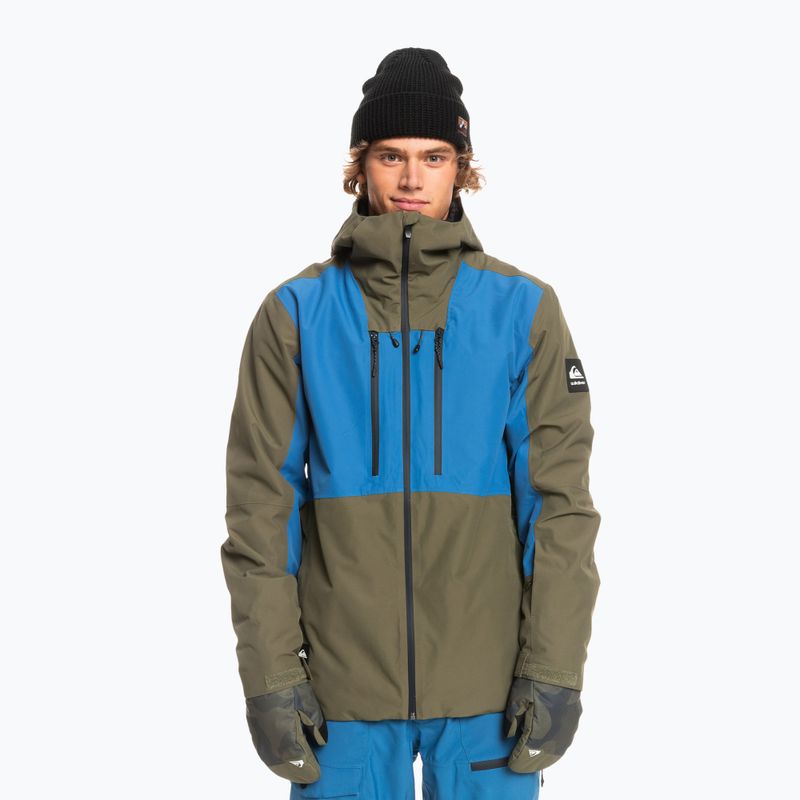 Giacca da snowboard Quiksilver Muldrow grape leaf da uomo 6