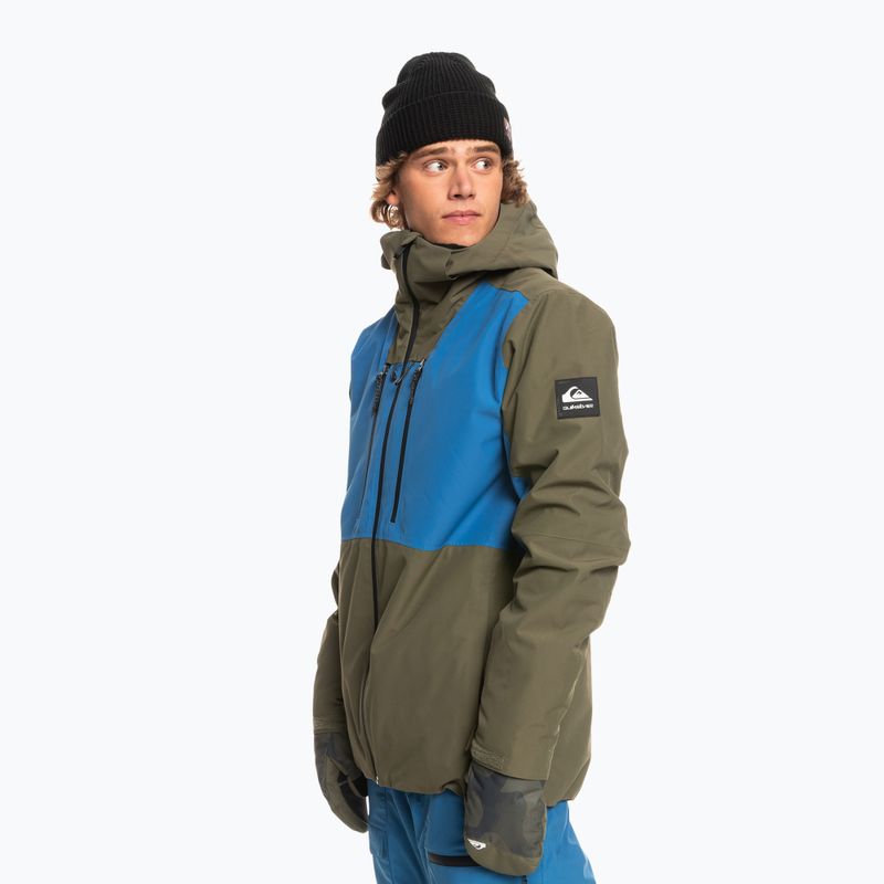 Giacca da snowboard Quiksilver Muldrow grape leaf da uomo 7