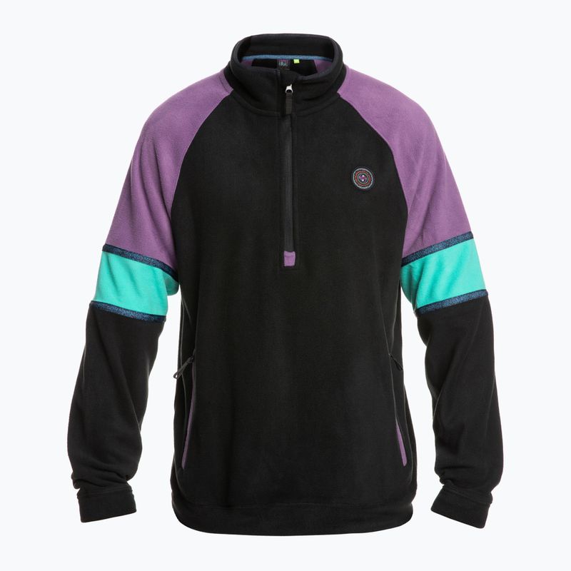 Felpa Quiksilver Powder Chaser da uomo nero vero