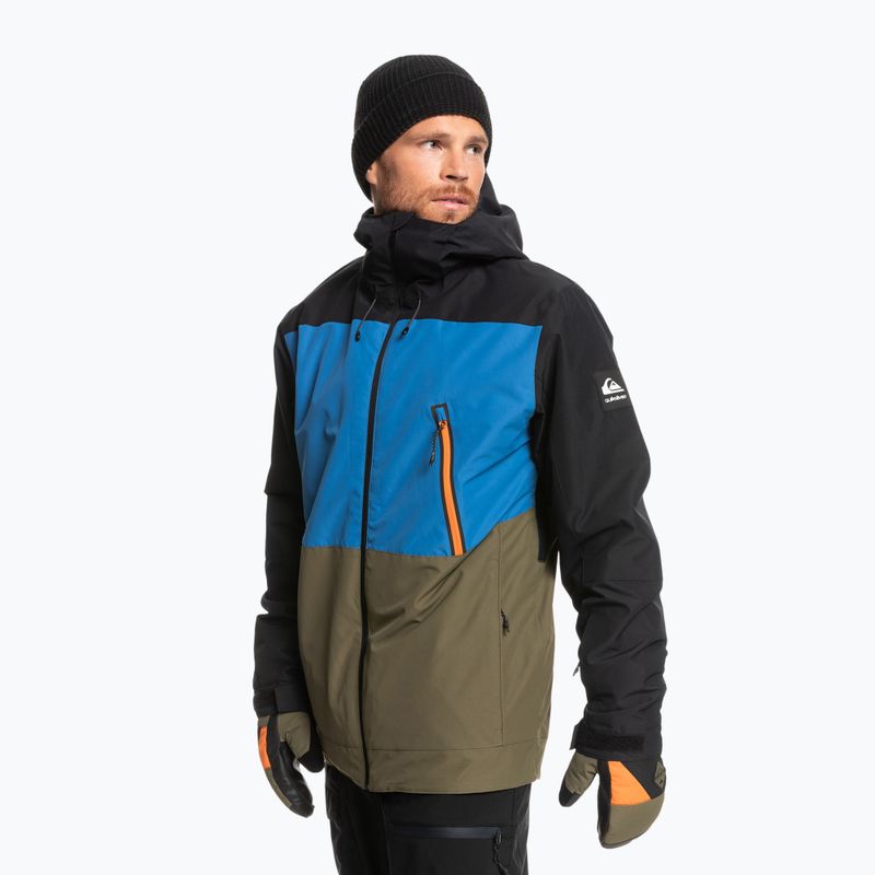 Giacca da snowboard Quiksilver Sycamore uomo nero vero 6