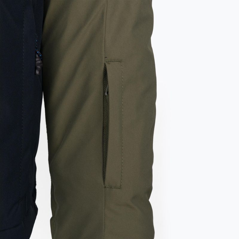 Giacca da snowboard Quiksilver Side Hit foglia d'uva per bambini 5