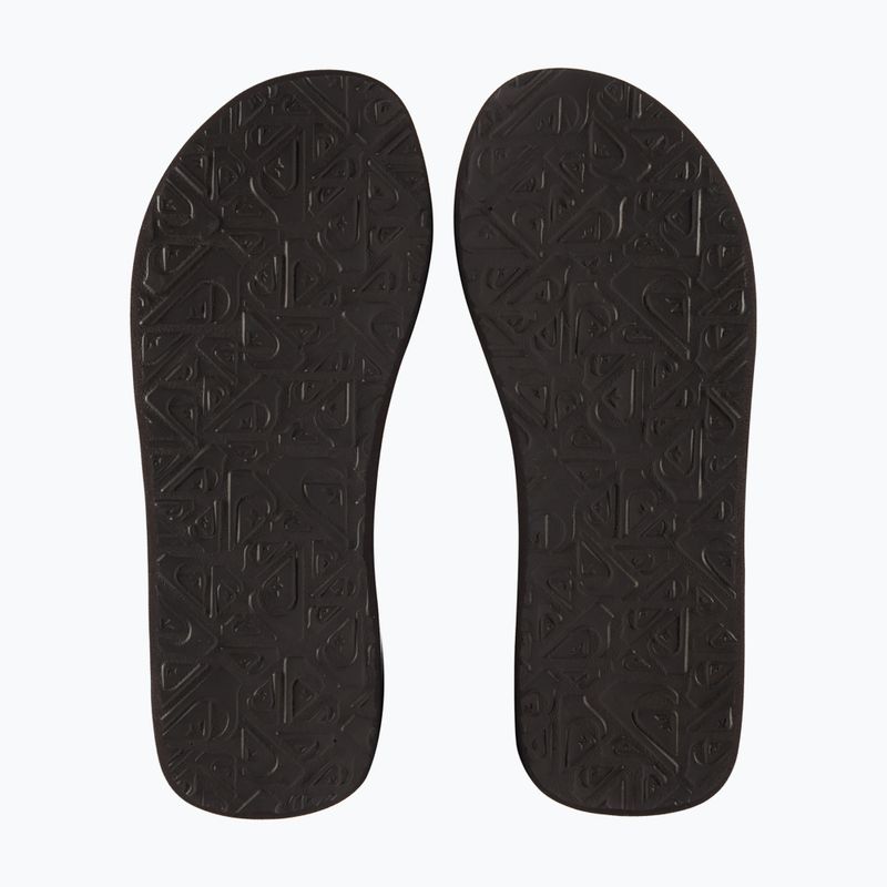 Infradito Quiksilver Molokai Layback Textured da uomo marrone/marrone/verde 13