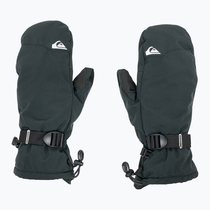 Guanto da snowboard Quiksilver Mission Mitt da uomo nero vero 4