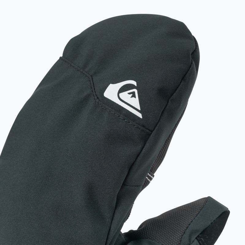 Guanto da snowboard Quiksilver Mission Mitt da uomo nero vero 5
