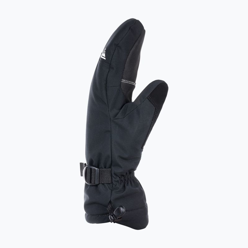 Guanto da snowboard Quiksilver Mission Mitt da uomo nero vero 8